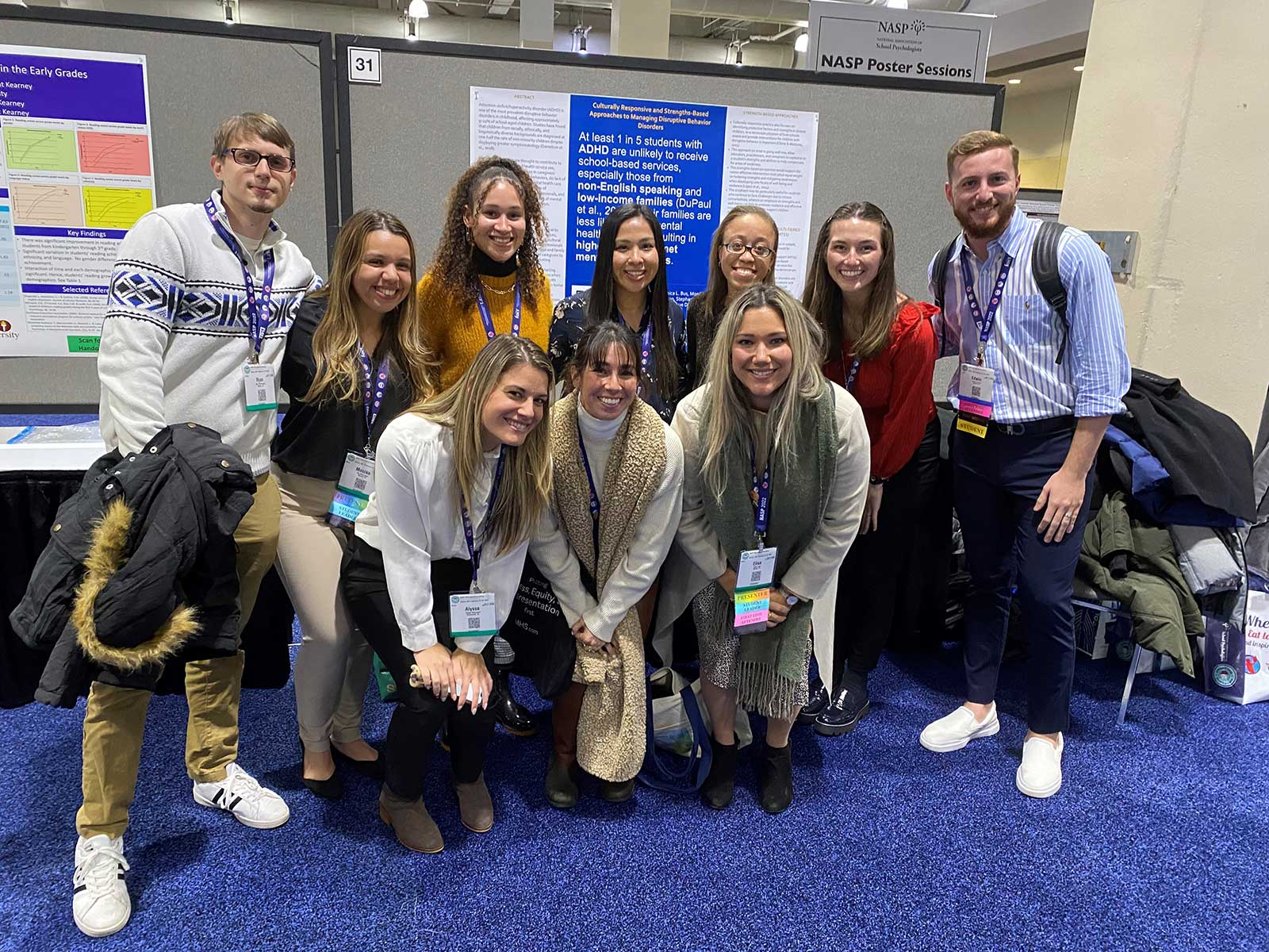 FIU School Psychology Students at the NASP 2022 Convention in Boston, MA.