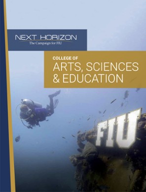 Cover of the FIU Next Horizon College of Arts, Sciences & Education Case Statement