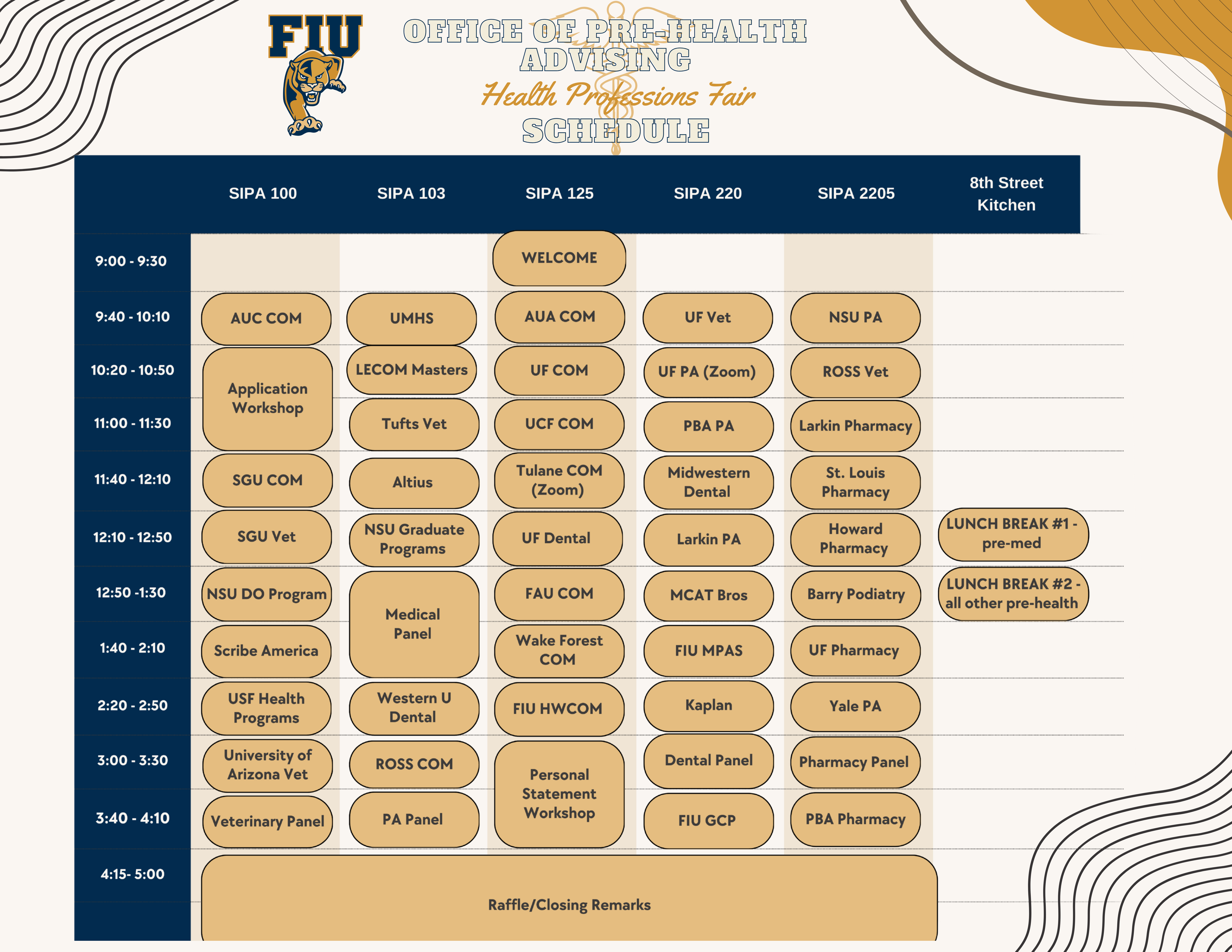 Event Schedule