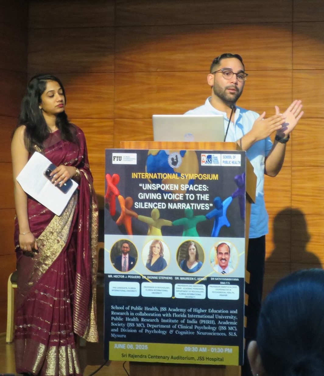 Hector speaking at JSS